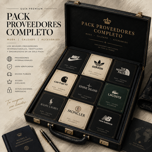 PACK DE TODOS LOS PROVEEDORES + GUIA